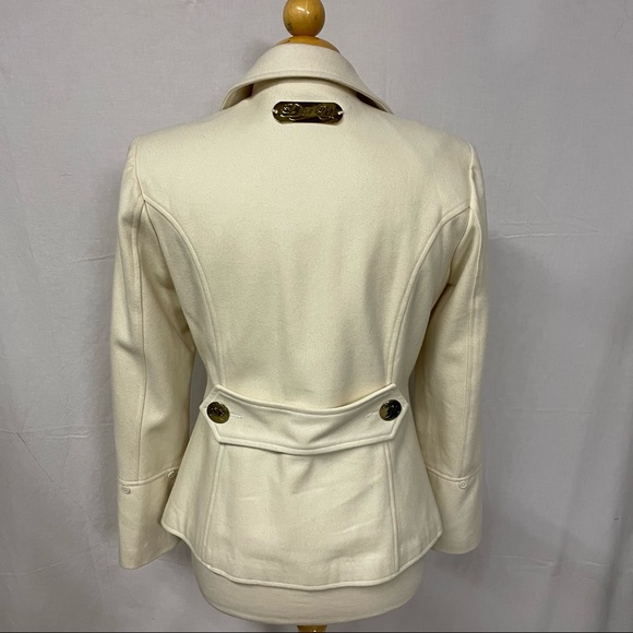 Beyonce Dereon Wool Pea Coat. - Picture 5 of 16